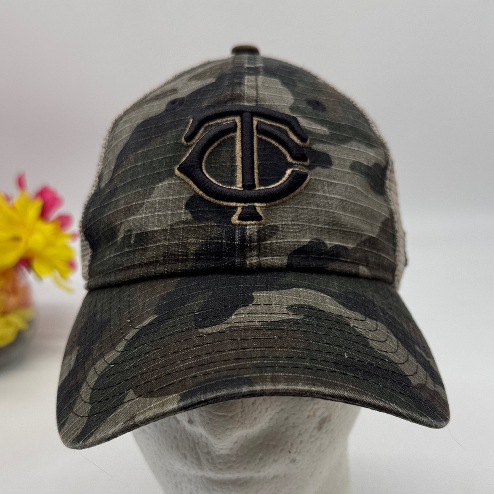 Minnesota Twins New Era Camo Baseball Cap Adjustable HT9262G